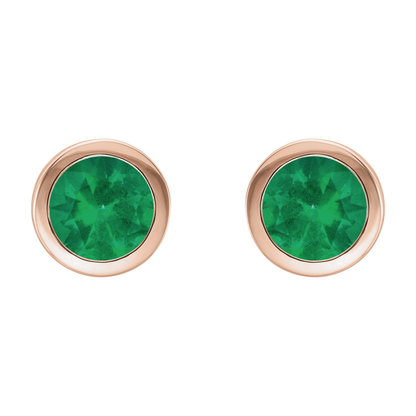 Emerald Stud Earrings