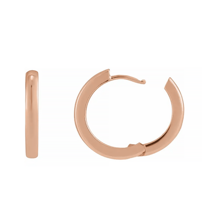 2.9mm Large Huggie Hoop Earrings