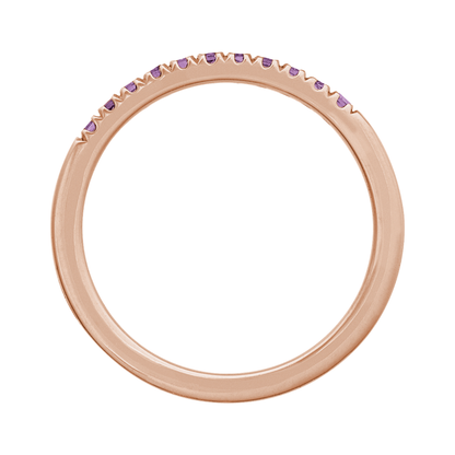 Amethyst Stackable Band