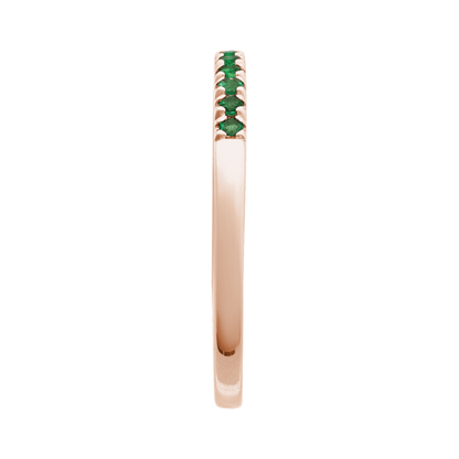 Emerald Stackable Ring