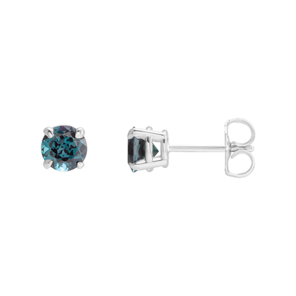 Alexandrite Stud Earrings