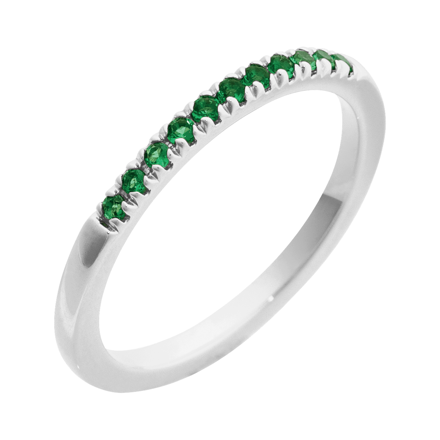 Emerald Stackable Ring