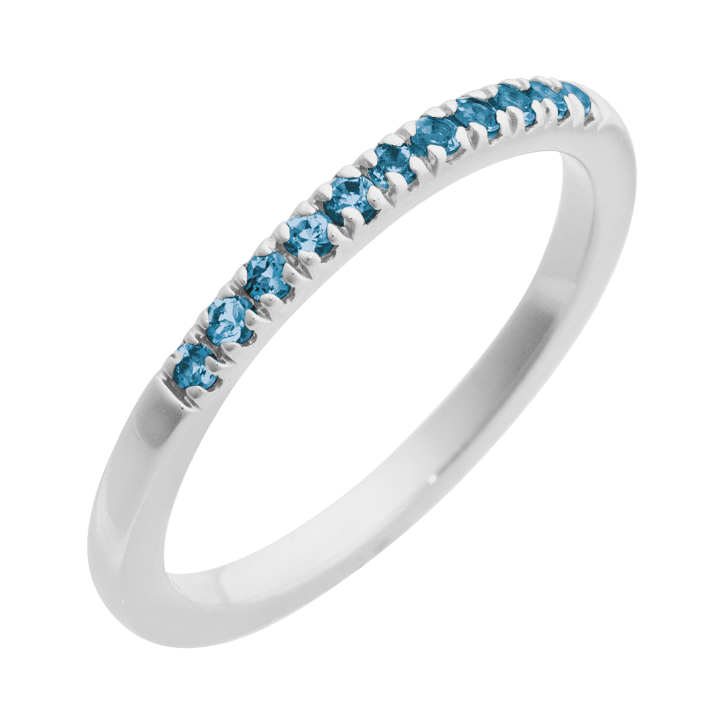 Blue Topaz Stackable Ring