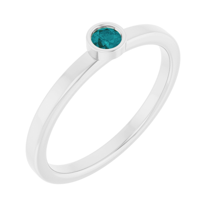 Alexandrite Stackable Solitaire