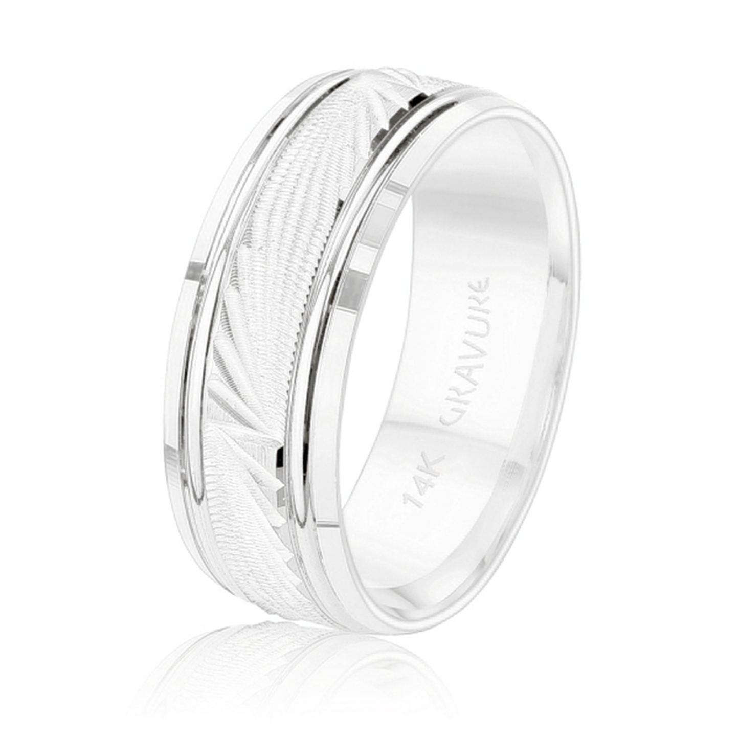 Raised center burst pattern with parallel grooves