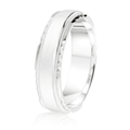 Satin Patterned Edge 6mm Band