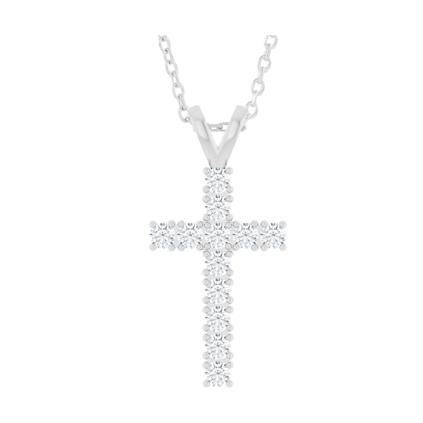 Diamond Cross Necklace