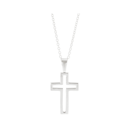 Cross Outline Necklace