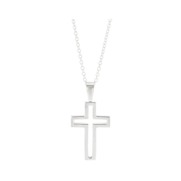 Cross Outline Necklace