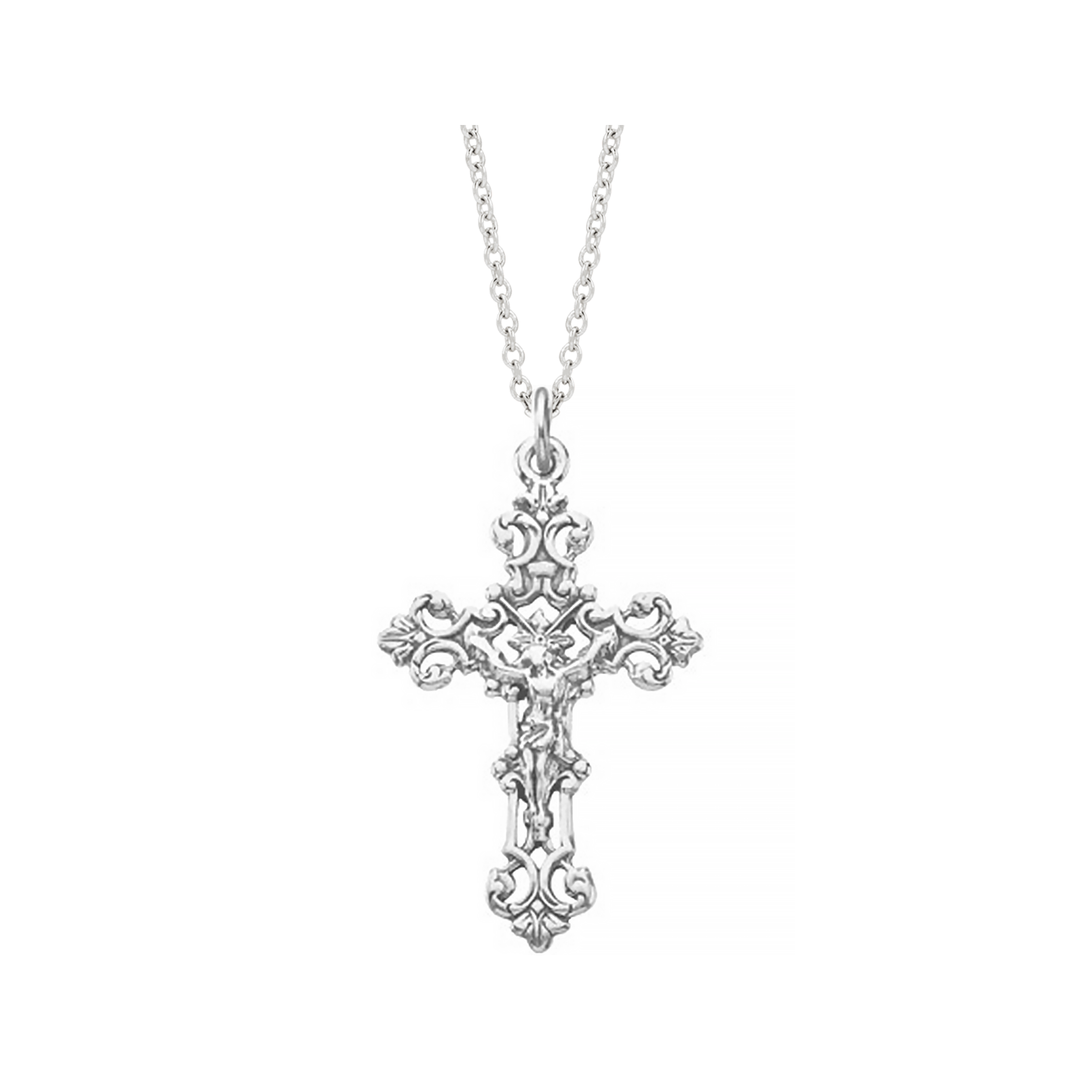 Ornate Crucifix Necklace