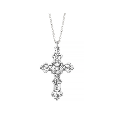 Ornate Crucifix Necklace