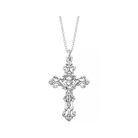 Ornate Crucifix Necklace