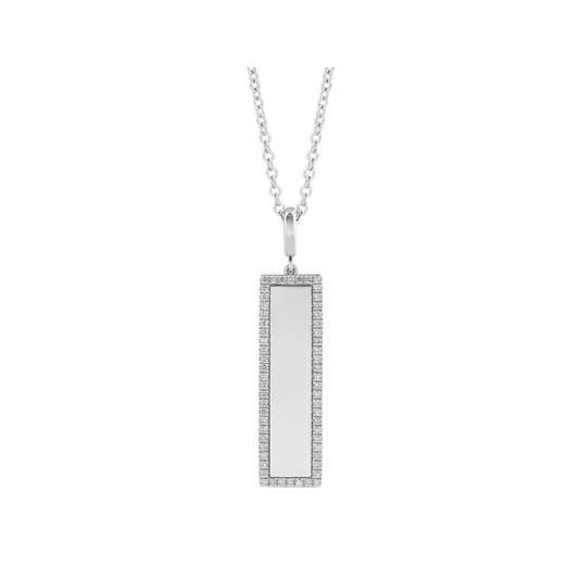 Diamond Accent Vertical Bar