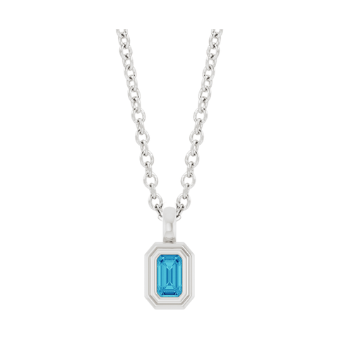 Double Bezel 0.45ct Blue Zircon (natural)