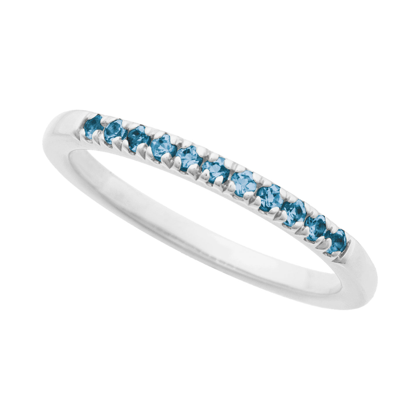Blue Topaz Stackable Ring