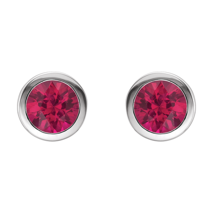 Ruby Stud Earrings