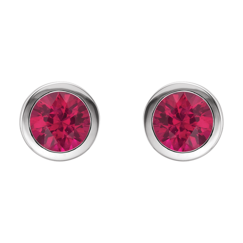 Ruby Stud Earrings