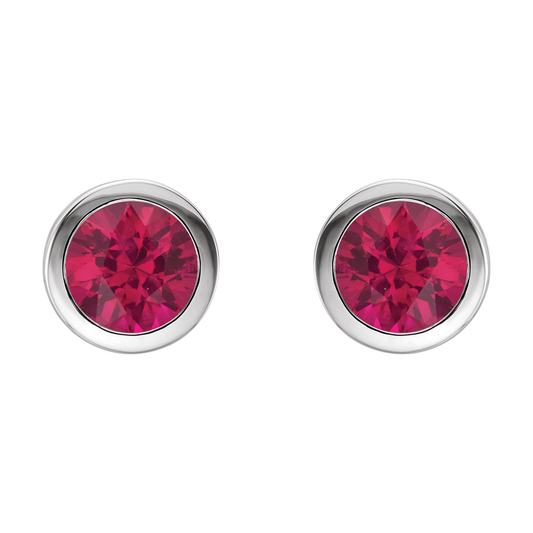 Ruby Stud Earrings