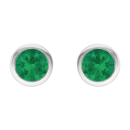 Emerald Stud Earrings