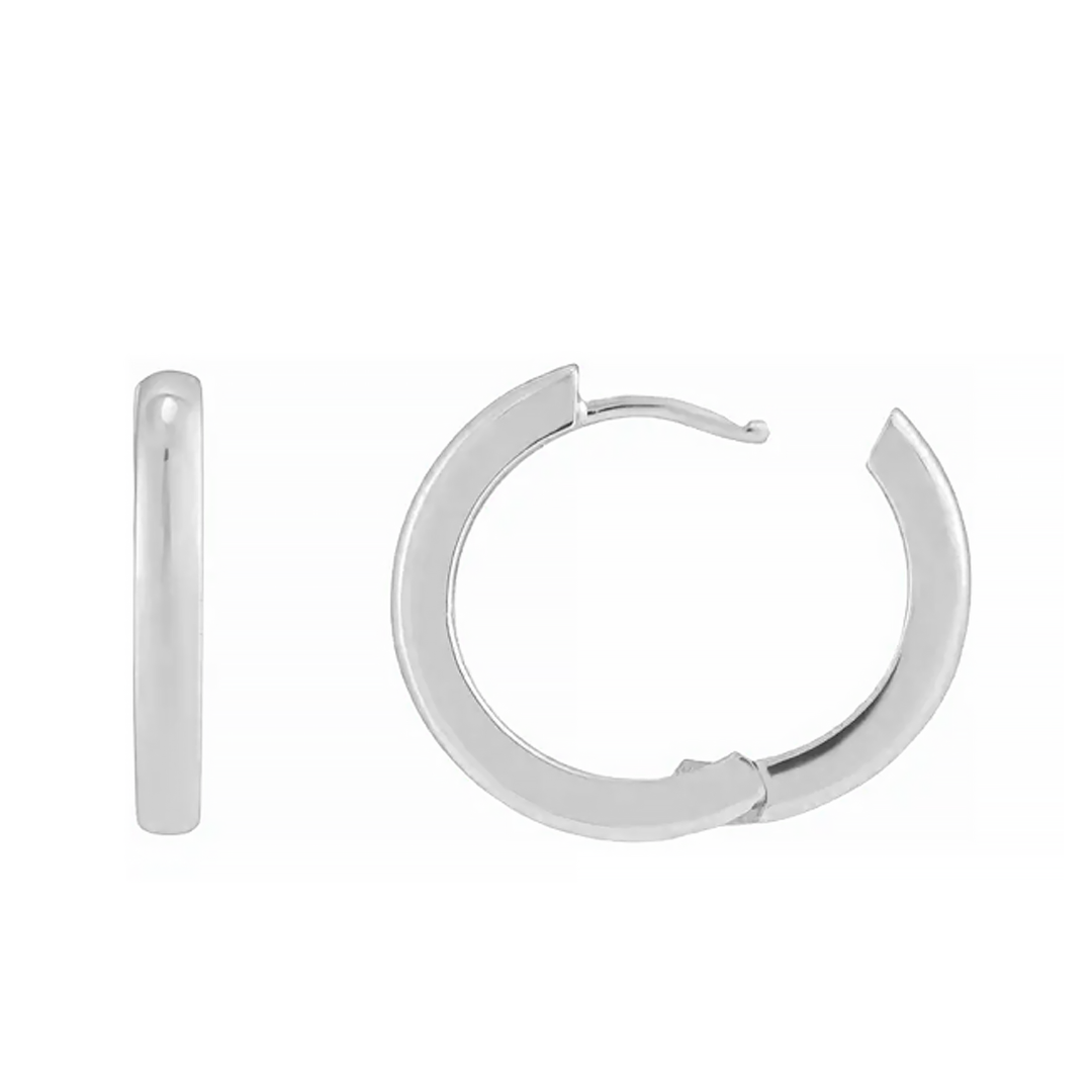 2.9mm Large Huggie Hoop Earrings