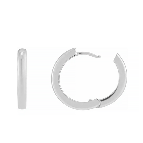 2.9mm Large Huggie Hoop Earrings