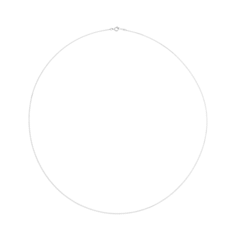 Cable Chain with Spring Ring Clasp 1mm