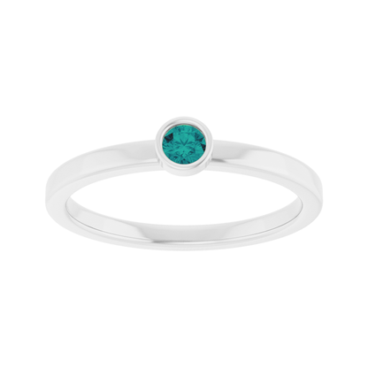 Alexandrite Stackable Solitaire