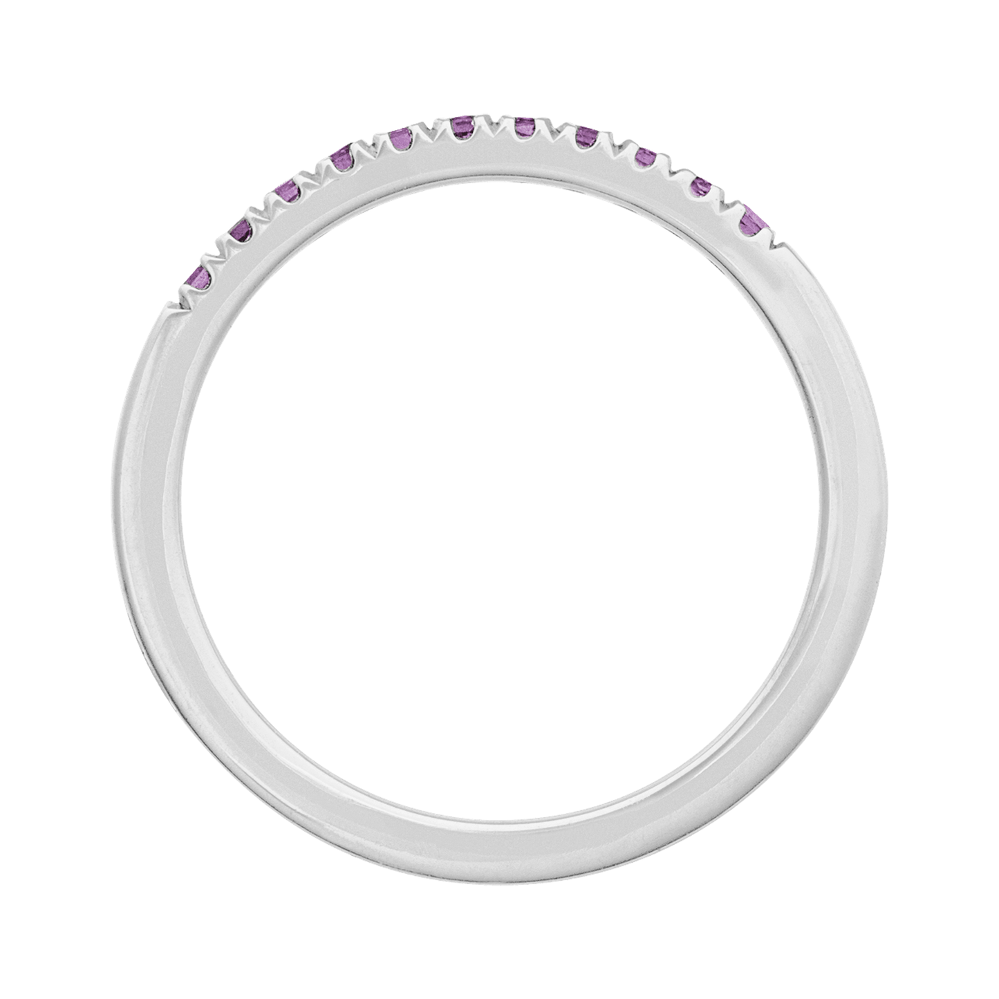 Amethyst Stackable Band
