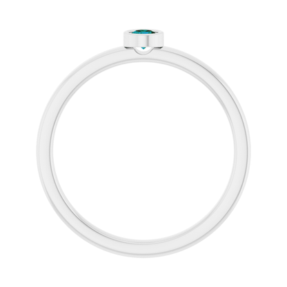 Alexandrite Stackable Solitaire