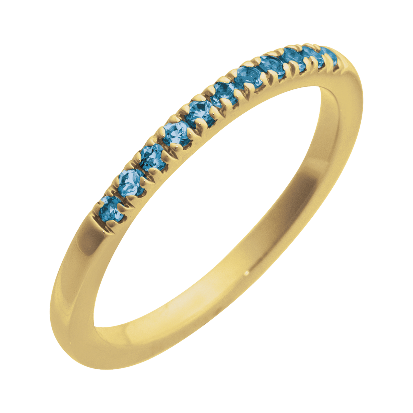 Blue Topaz Stackable Ring