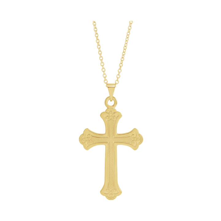 Trefoil Cross Necklace