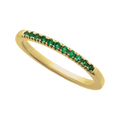 Emerald Stackable Ring