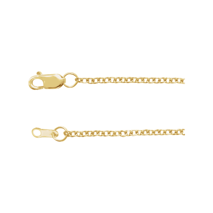 Cable Chain 1.5mm with Lobster Clasp