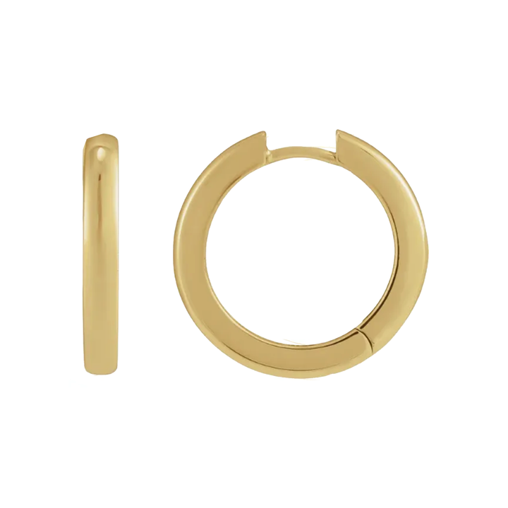 2.9mm Large Huggie Hoop Earrings