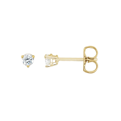 Petite Diamond Stud Earrings