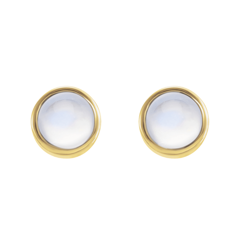 Moonstone Stud Earrings