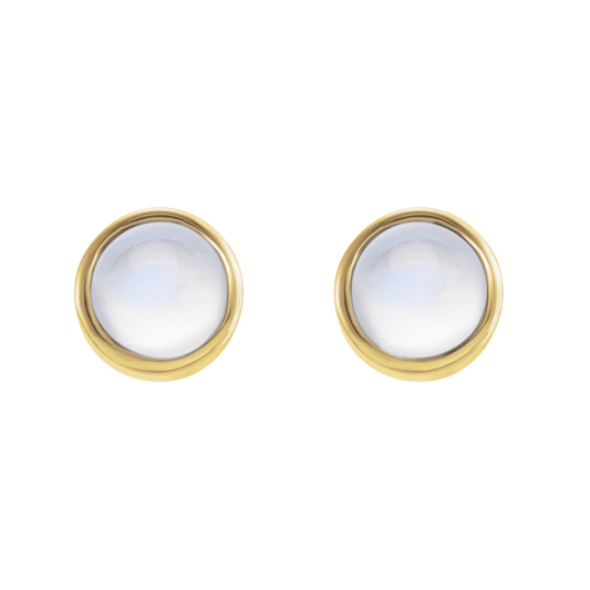 Moonstone Stud Earrings