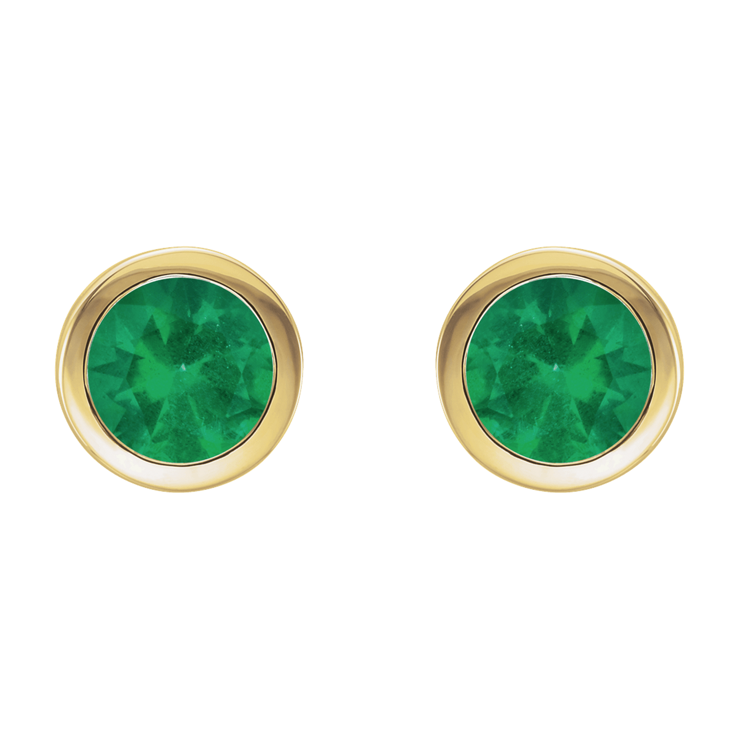 Emerald Stud Earrings