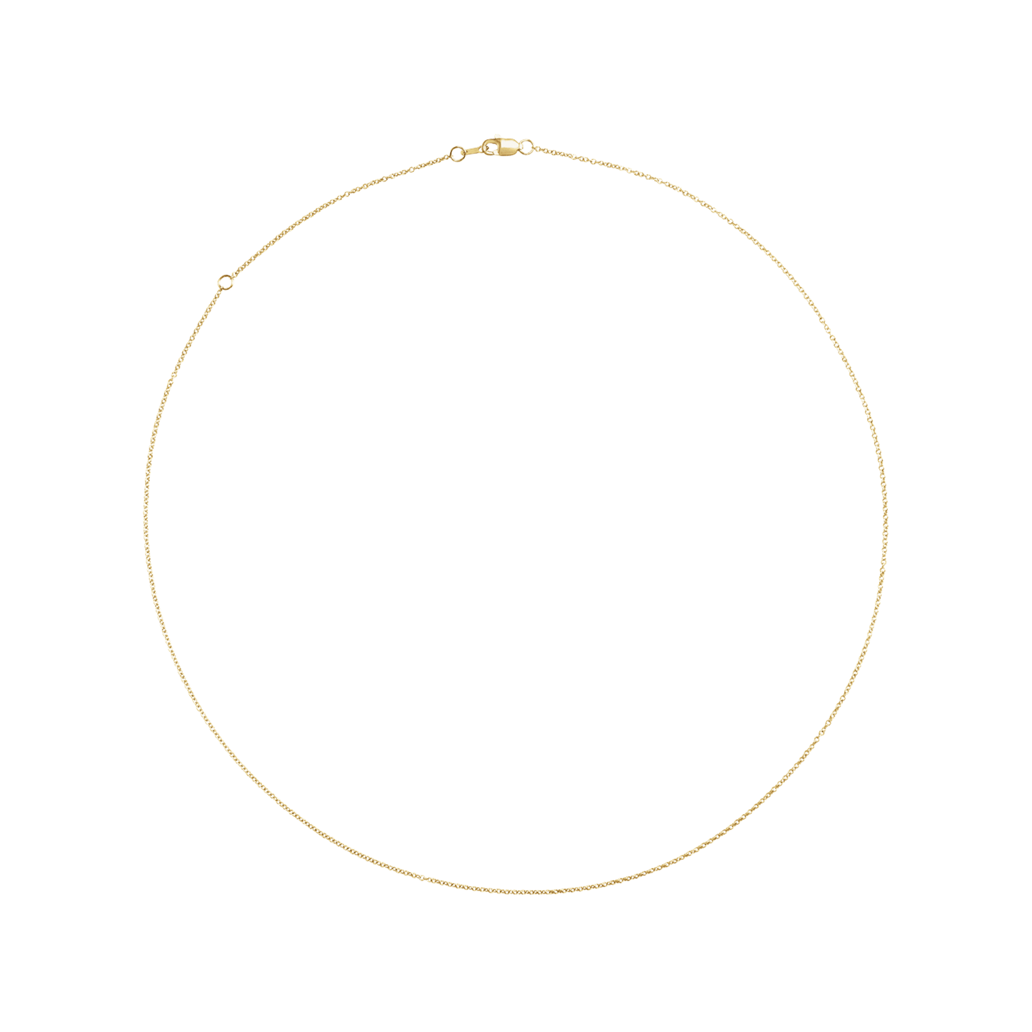 Cable Chain with Lobster Clasp 1mm