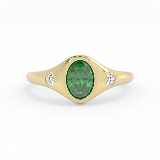 Cora 0.75ct Lab Grown Emerald