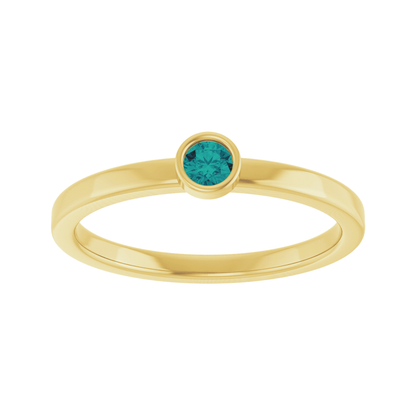 Alexandrite Stackable Solitaire
