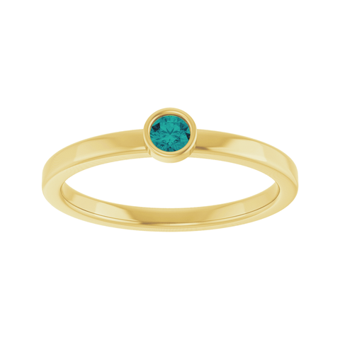 Alexandrite Stackable Solitaire
