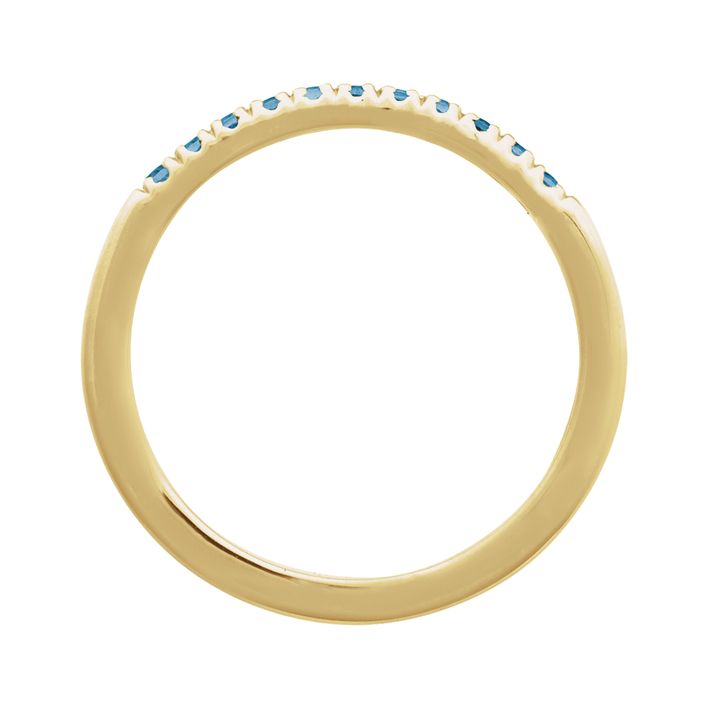 Blue Topaz Stackable Ring
