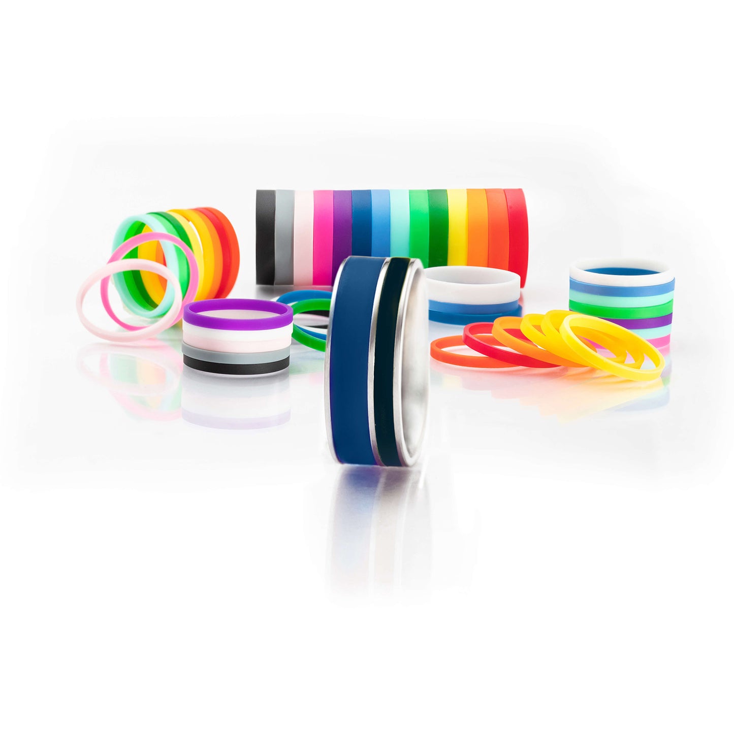 Grey Titanium Cambio Paris 8mm Ring