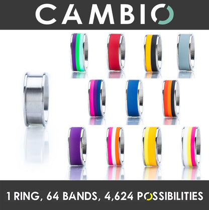 Grey Titanium Cambio Berlin 8mm Ring