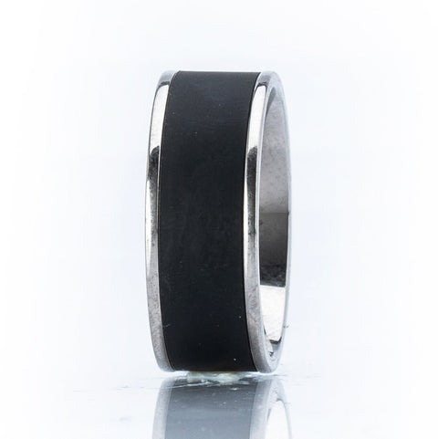 Grey Titanium Cambio Berlin 8mm Ring