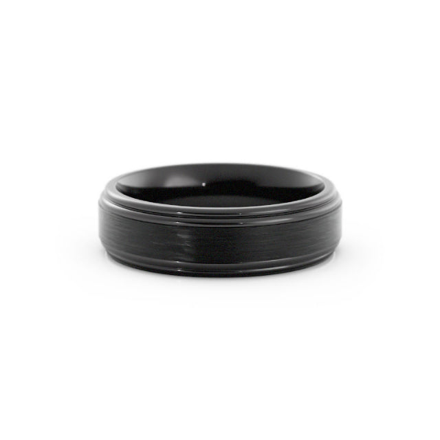 Black Cobalt 6mm Wedding Band