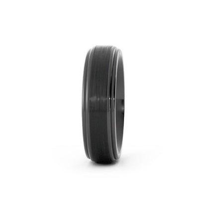 Black Cobalt 6mm Wedding Band