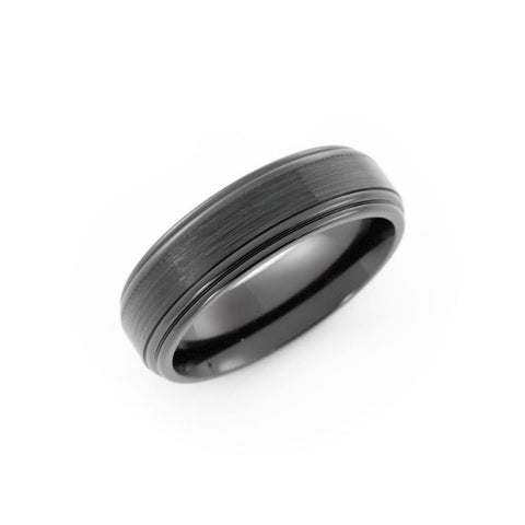 Black Cobalt 6mm Wedding Band
