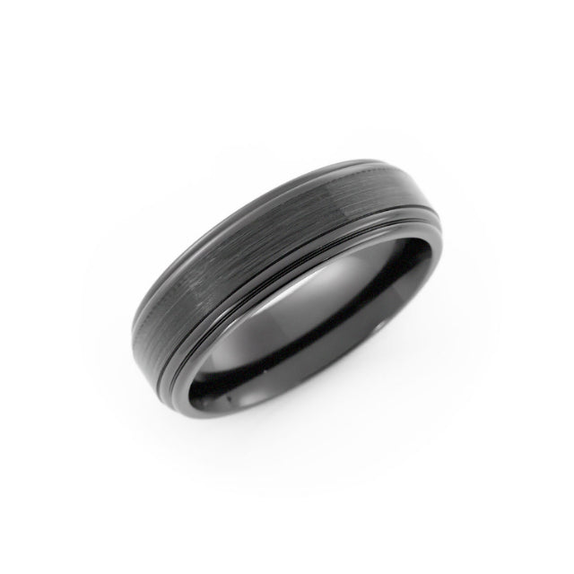 Black Cobalt 6mm Wedding Band